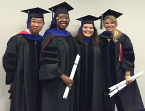 Group of Ph.D. grads