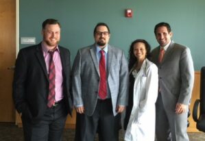 Pediatric Anesthesiology Fellows posing for the camera