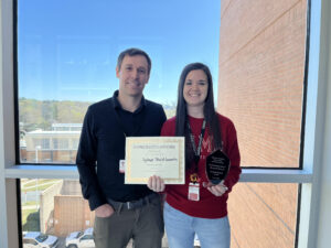 Sydnye Shuttleworth with her mentor, Brian Koss