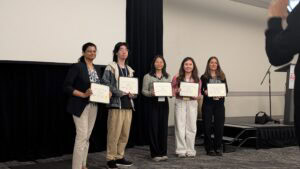Vy Nguyen and other award winners at the FASEB Regulation and Function of Small GTPases meeting