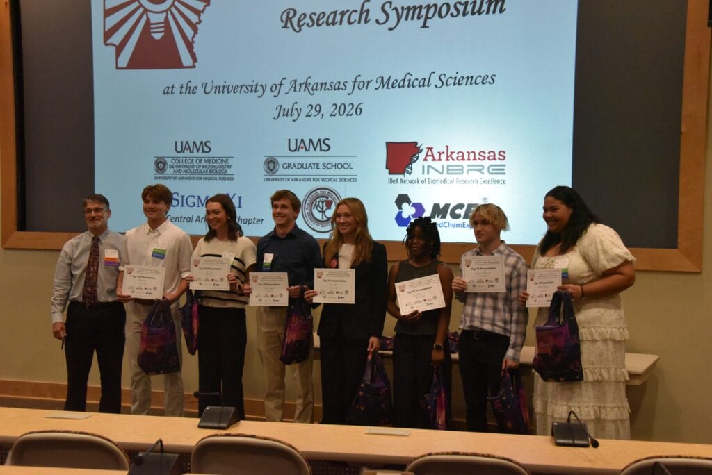 Winners of the top poster presentations