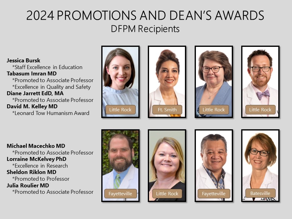 DFPM 2024 awards and promotions