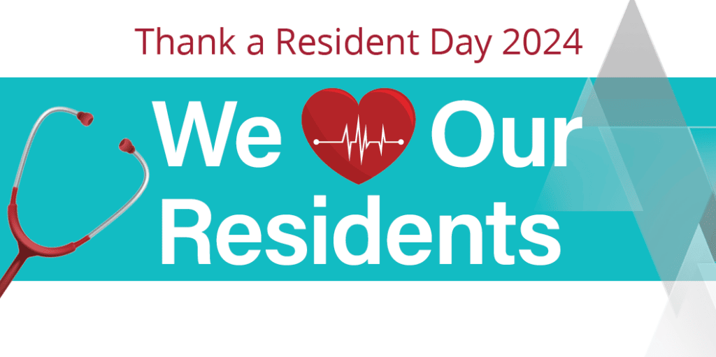 We love our residents banner
