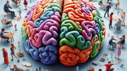 AI generated art on the brain and talent.