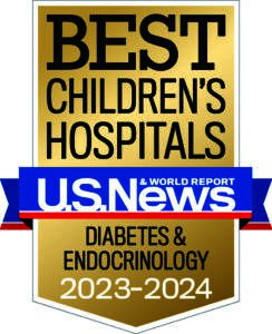 US News & World Report ranks the pediatric endocrinology section at Arkansas Children's Hospital among the top 25 in the nation