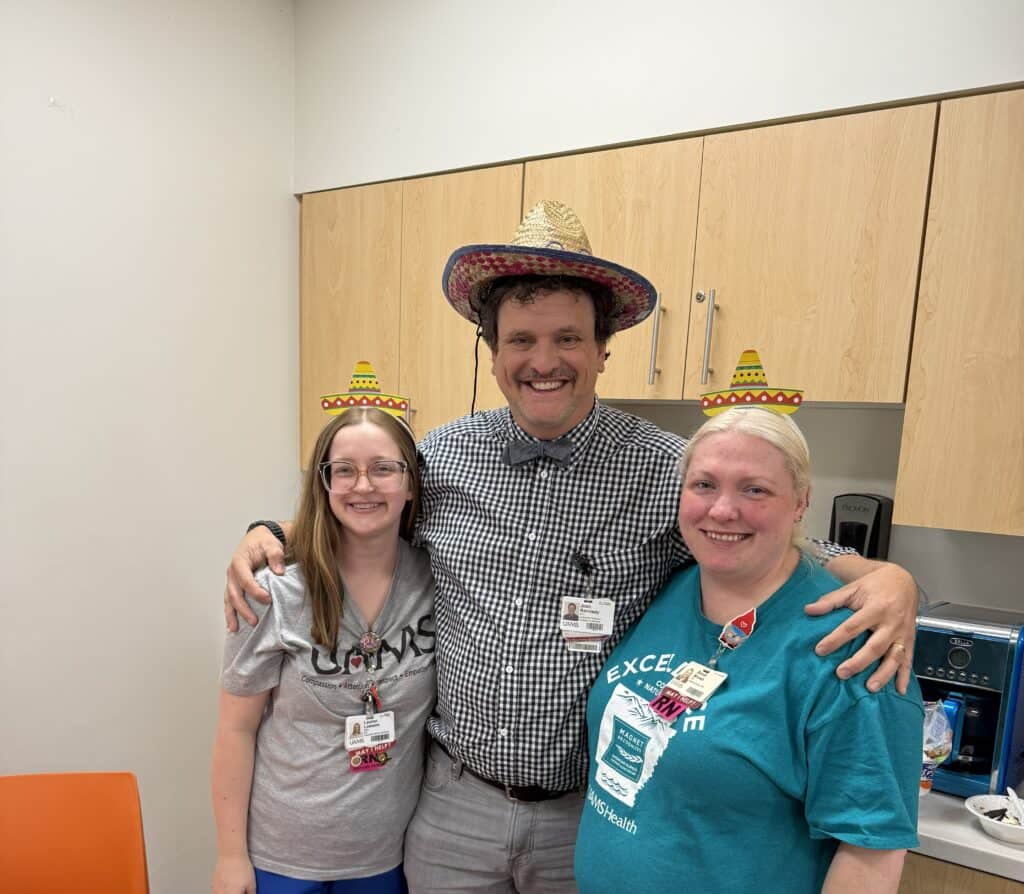 Lauren Lemaire, Dr. Josh Kennedy, and Randi Broan celebrating Cinco de Mayo 2026