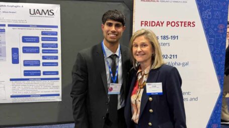 Safin Attwal and Dr. Stacie Jones at the American Academy of Allergy, Asthma and Immunology Annual Meeting in 2026