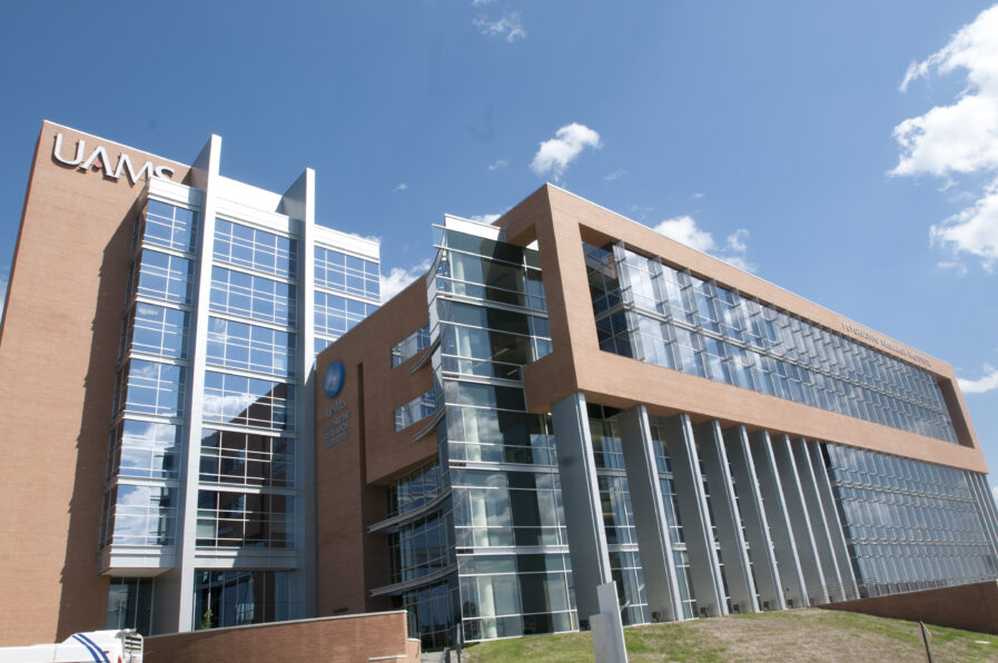 The UAMS Psychiatric Research Institute building adjoins the main hospital