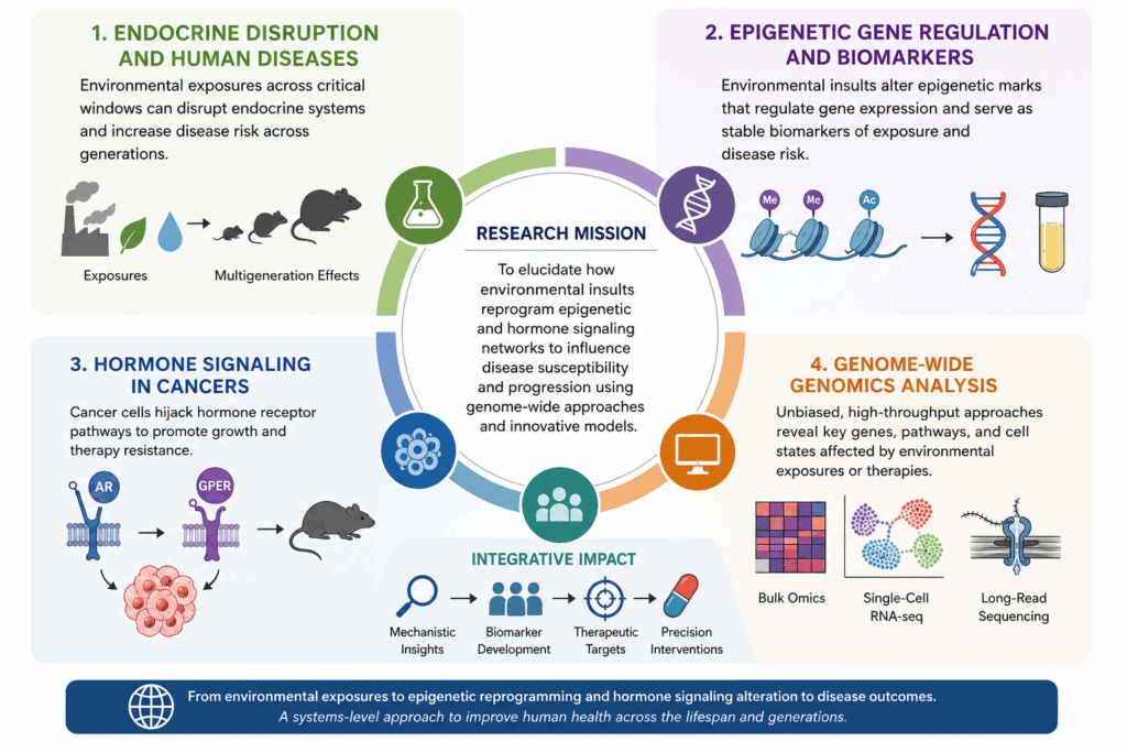 Research interest in one image - Created by Dr. Leung