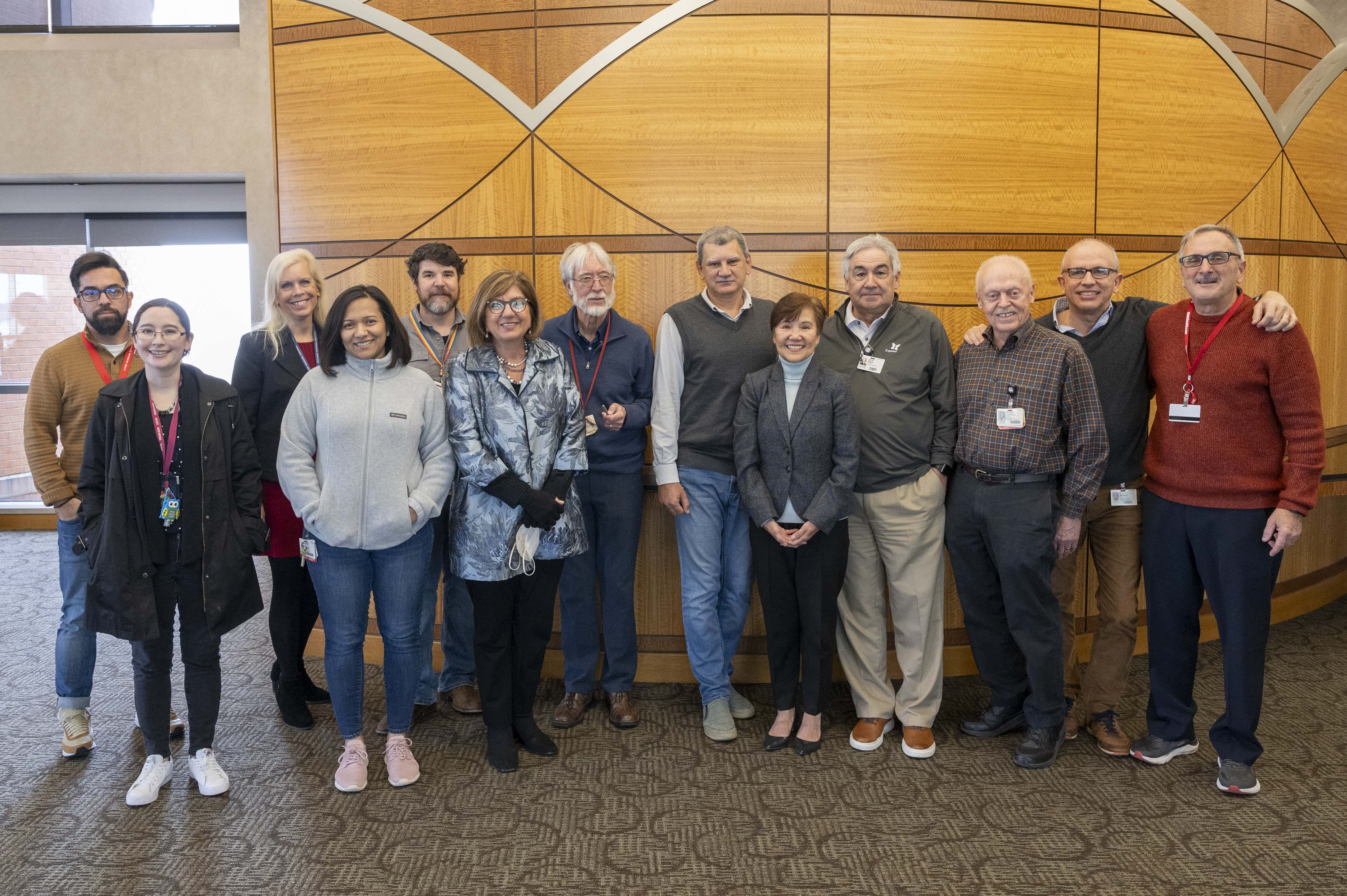 Phyo Cell Dept. Town Hall Meeting Picture with faculty members