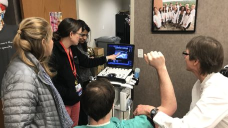residents using computer device