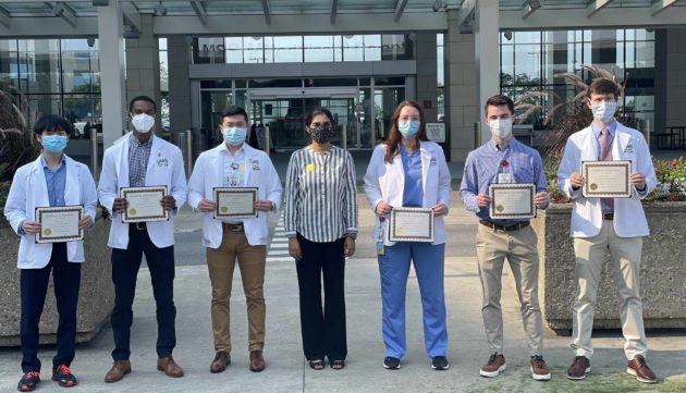 Students that participated in Summer in Radiology 2021