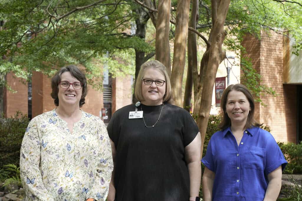 Photo of Program coordinators, Stacey Thompson, Lacie Covington, and Alysia Johnson