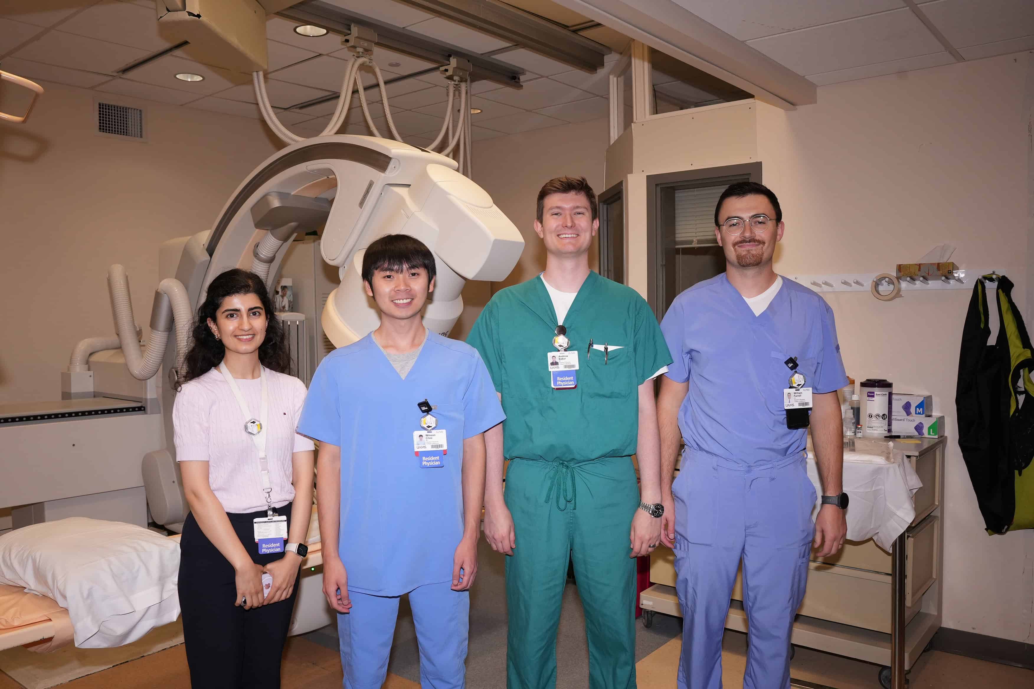Residents in Fluoro room.