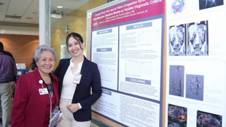 Dr. Angtuaco and Rachel Johnston