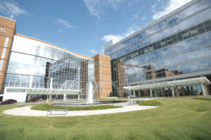Exterior of UAMS Medical Center
