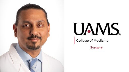 Dr. Ramdon featured image, includes College of Medicine logo