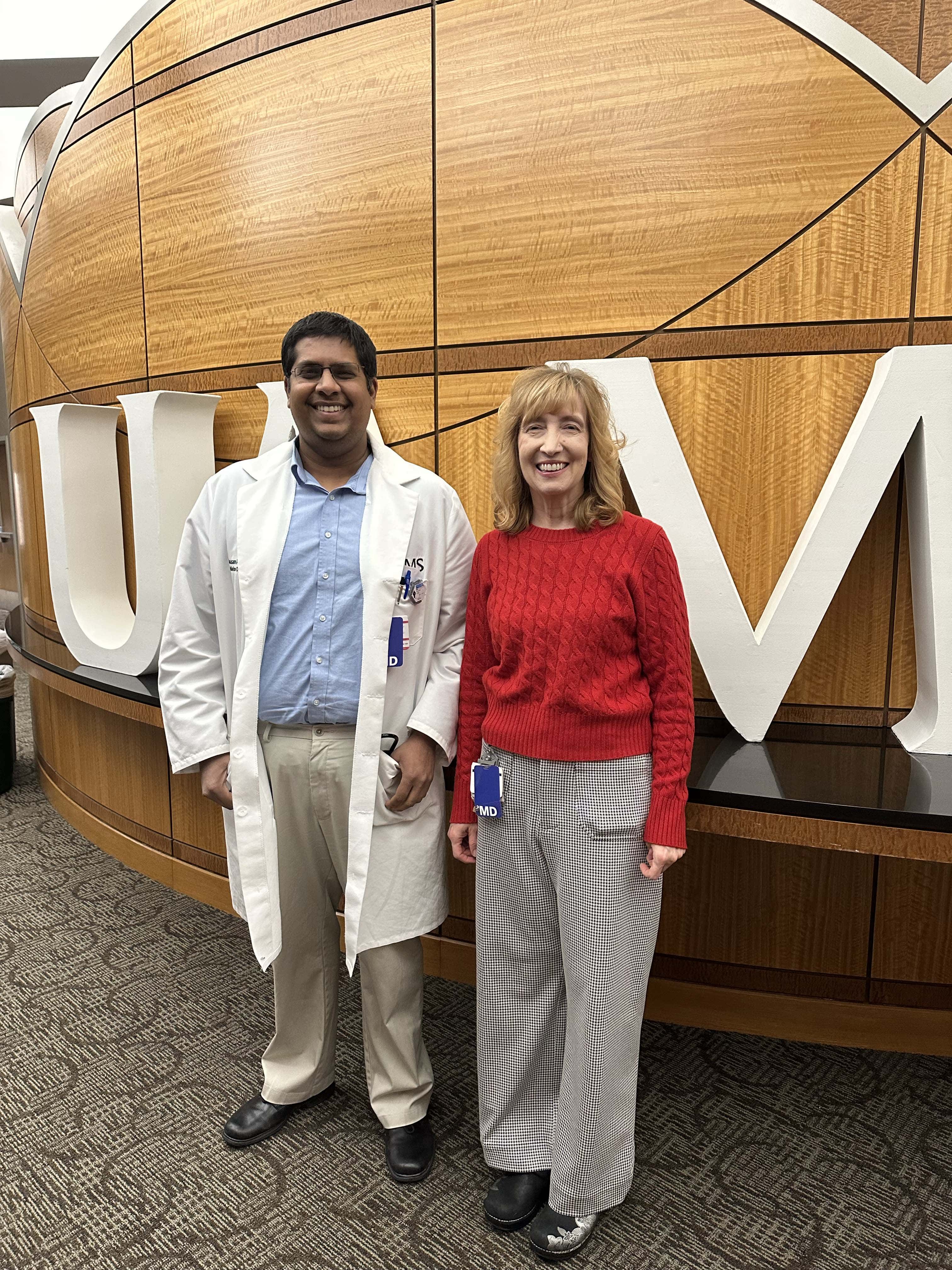 Mausam Patel, M.D., and Leslie Harrell, D.O.