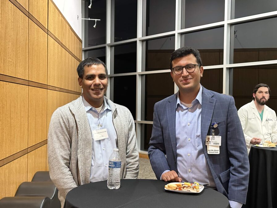 group of people talking at Chest Club